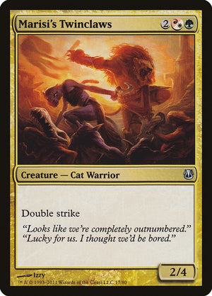 Marisi's Twinclaws [Duel Decks: Ajani vs. Nicol Bolas] 
