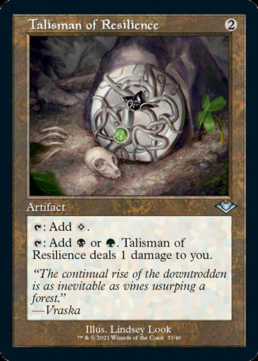 Talisman of Resilience (Retro Foil Etched) [Modern Horizons] 