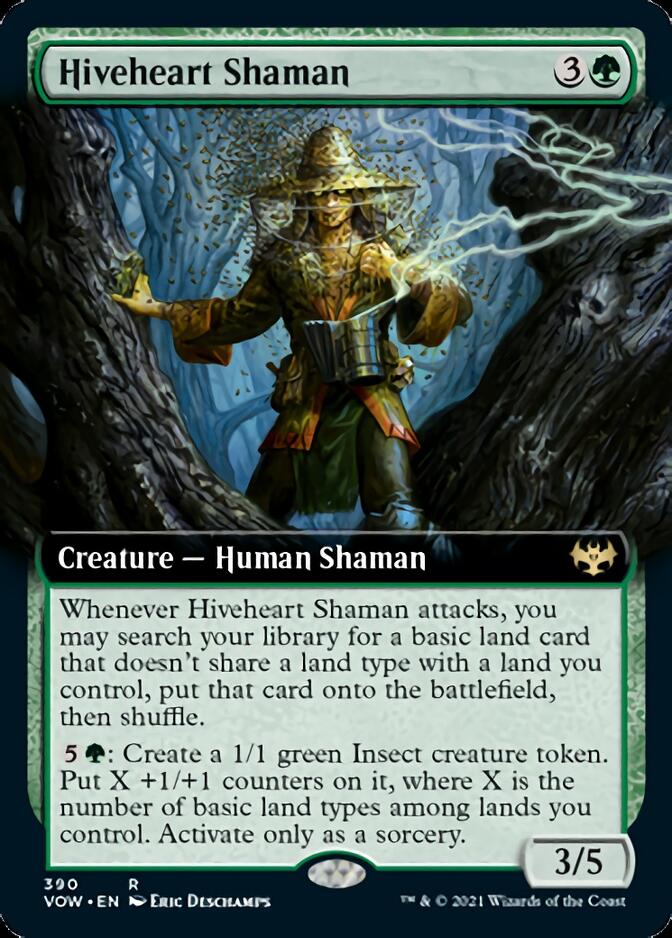 Hiveheart Shaman (Extended Art) [Innistrad: Crimson Vow] 