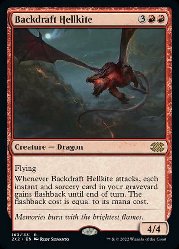 Backdraft Hellkite [Double Masters 2022] 