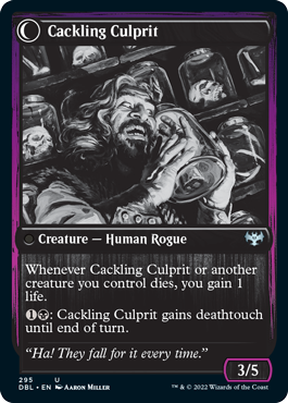 Panicked Bystander // Cackling Culprit [Innistrad: Double Feature] 