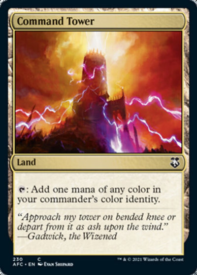 Command Tower [Dungeons &amp; Dragons: Adventures in the Forgotten Realms Commander] 