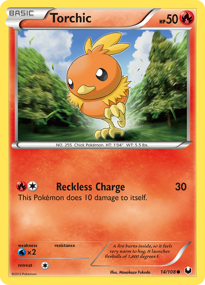 Torchic (14/108) [Black &amp; White: Dark Explorers] 