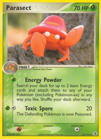 Parasect (43/112) [EX: FireRed &amp; LeafGreen] 