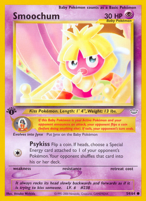 Smoochum (54/64) [Neo Revelation 1st Edition] 