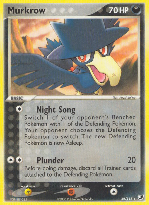 Murkrow (30/115) [EX: Unseen Forces] 