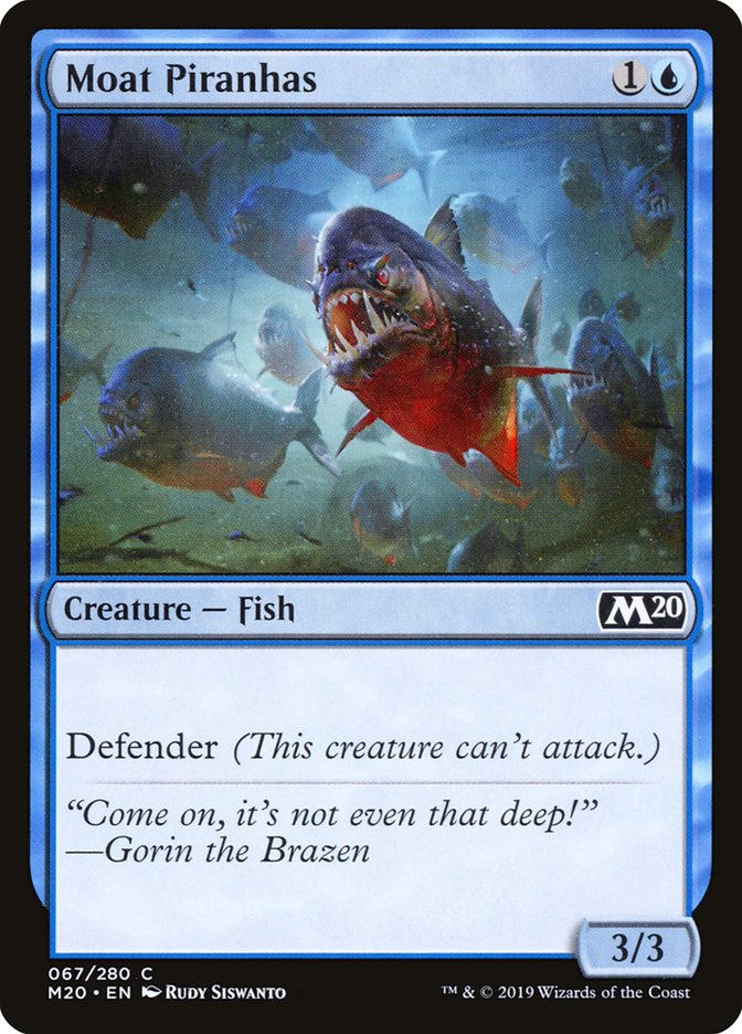 Moat Piranhas [Core Set 2020] 