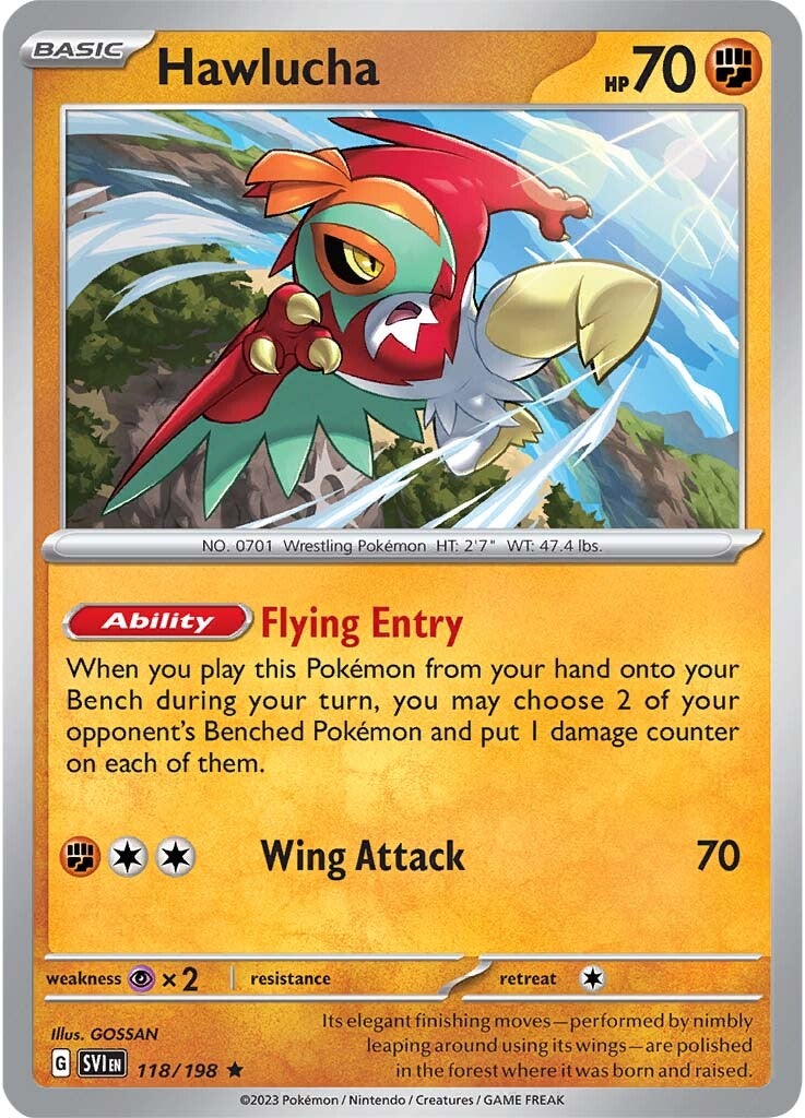 Hawlucha (118/198) [Scarlet & Violet: Base Set] 