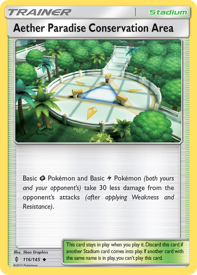 Aether Paradise Conservation Area (116/145) [Sun &amp; Moon: Guardians Rising] 