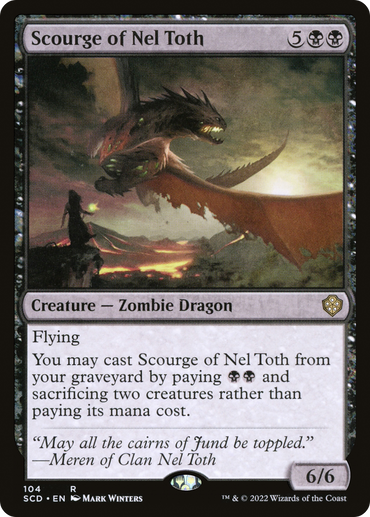 Scourge of Nel Toth [Starter Commander Decks] 