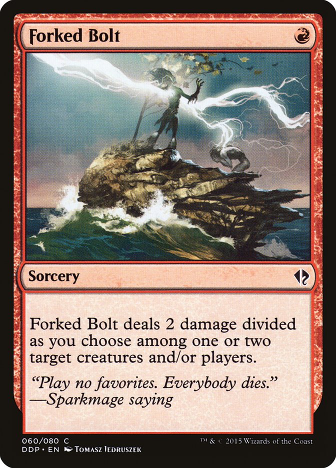 Forked Bolt [Duel Decks: Zendikar vs. Eldrazi] 