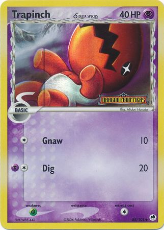 Trapinch (68/101) (Delta Species) (Stamped) [EX: Dragon Frontiers] 