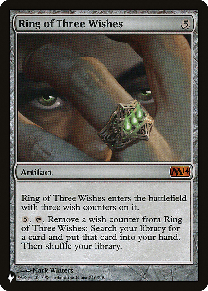 Ring of Three Wishes [The List] 