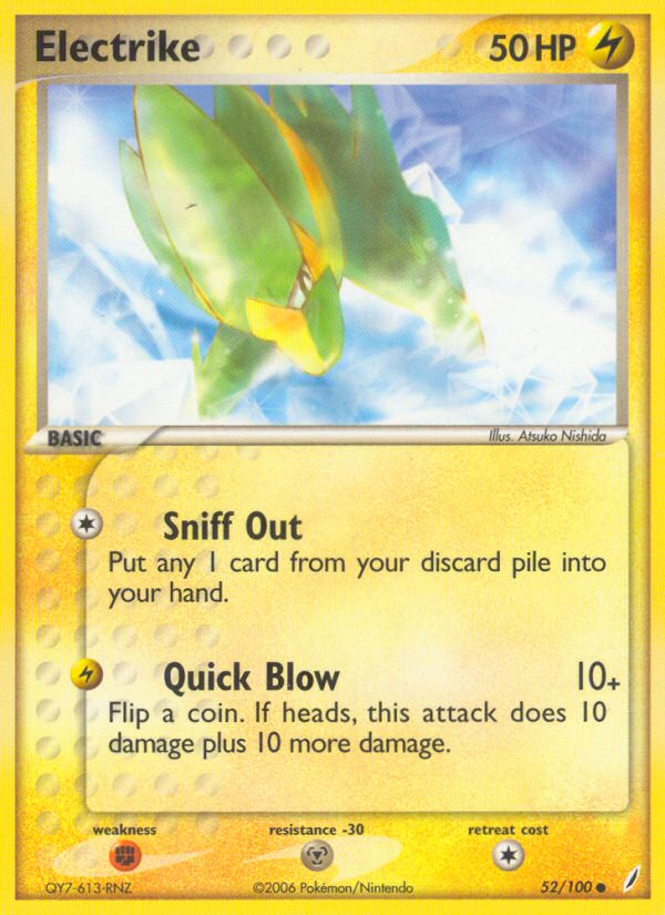 Electrike (52/100) [EX: Crystal Guardians] 
