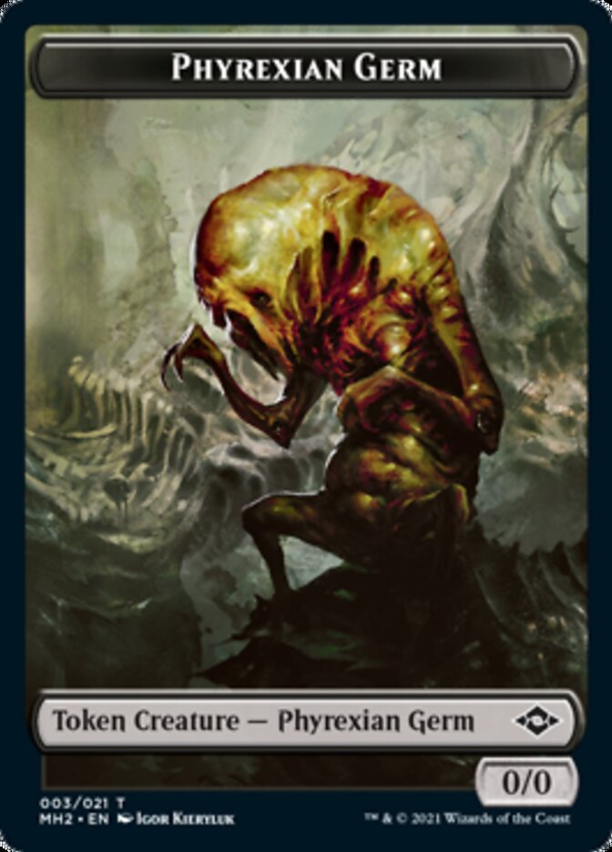 Phyrexian Germ // Treasure (21) Double-Sided Token [Modern Horizons 2 Tokens] 