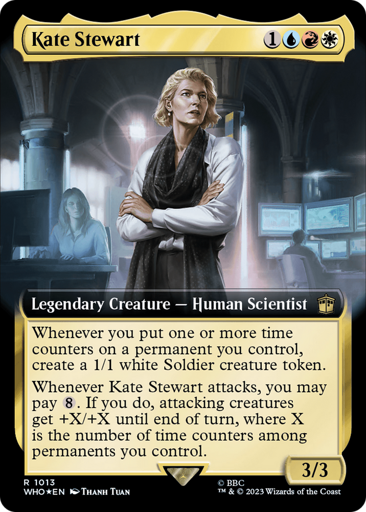 Kate Stewart (Extended Art) (Surge Foil) [Doctor Who] 