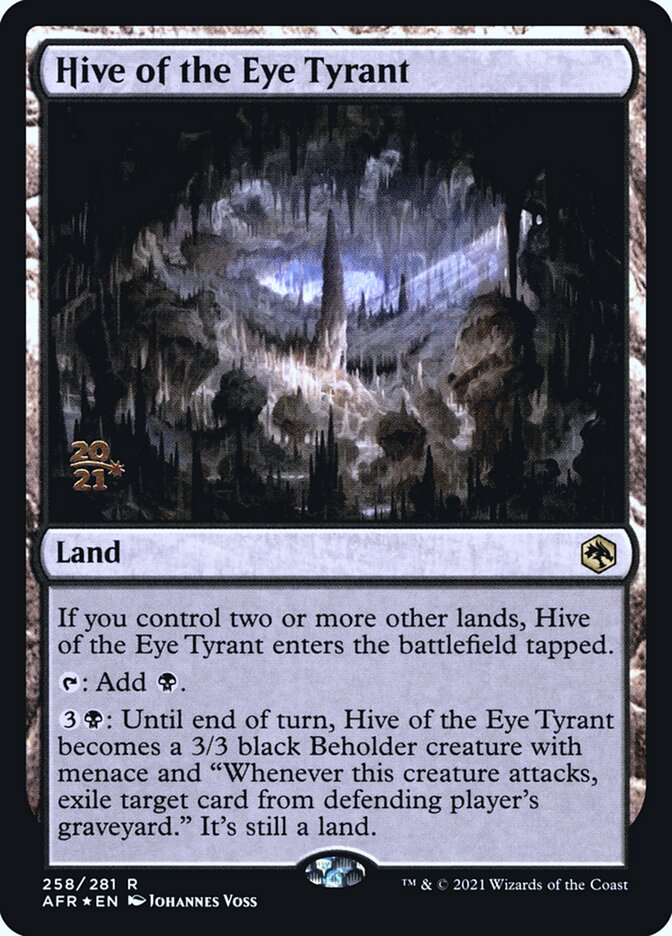 Hive of the Eye Tyrant [Dungeons &amp; Dragons: Adventures in the Forgotten Realms Prerelease Promos] 