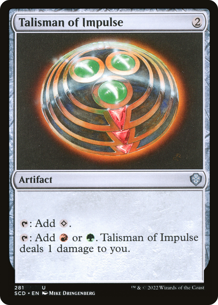 Talisman of Impulse [Starter Commander Decks] 