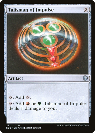 Talisman of Impulse [Starter Commander Decks] 