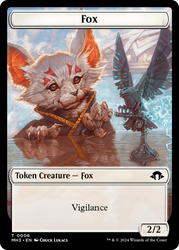 Servo // Fox Double-Sided Token [Modern Horizons 3 Tokens]