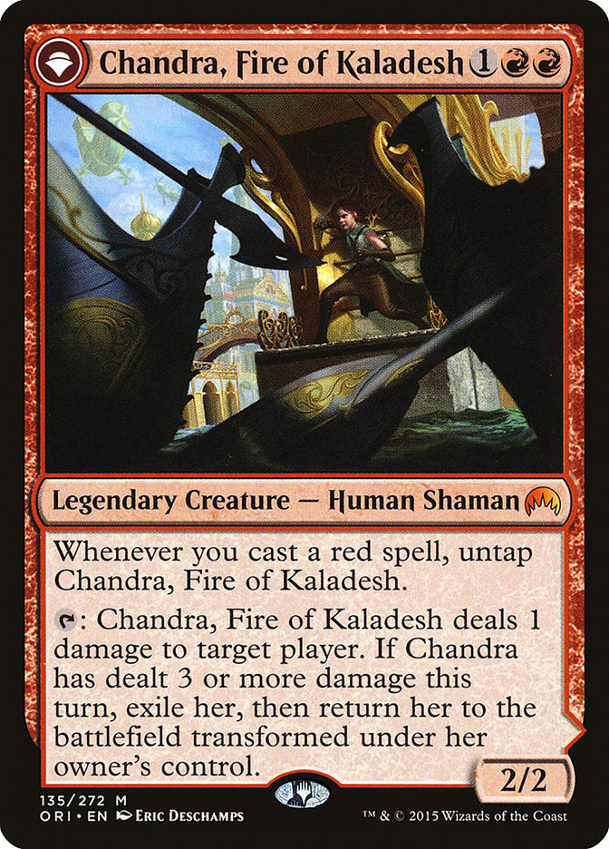 Chandra, Fire of Kaladesh // Chandra, Roaring Flame [Magic Origins] 