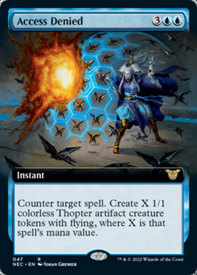 Access Denied (Extended Art) [Kamigawa: Neon Dynasty Commander] 