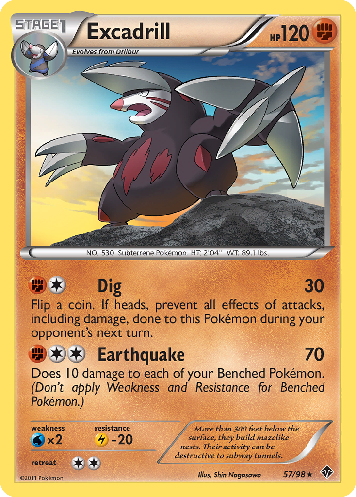 Excadrill (57/98) [Black & White: Emerging Powers]