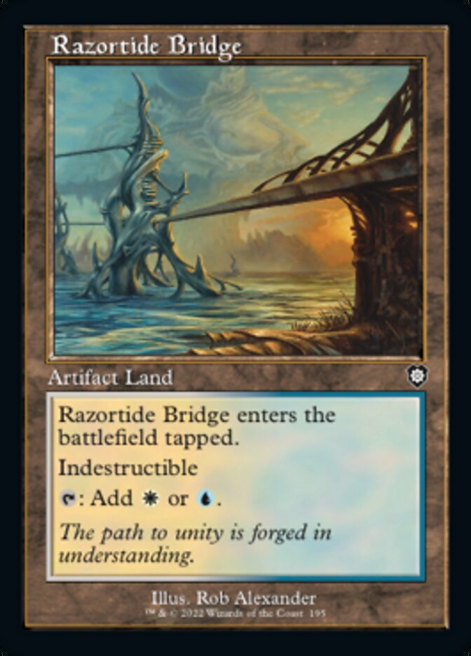 Razortide Bridge (Retro) [The Brothers' War Commander] 