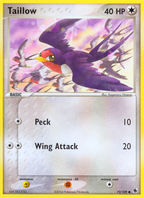 Taillow (72/109) [EX: Battle Stadium]