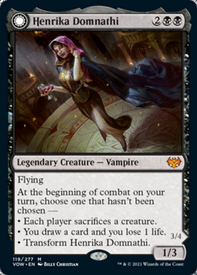Henrika Domnathi // Henrika, Infernal Seer [Innistrad: Crimson Vow] 