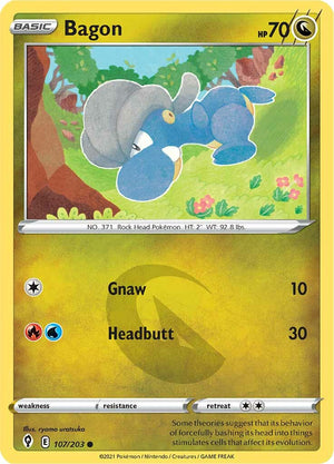 Bagon (107/203) [Sword &amp; Shield: Evolving Skies] 
