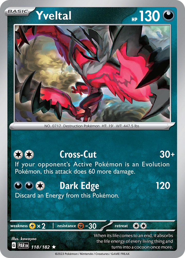 Yveltal (118/182) [Scarlet &amp; Violet: Paradox Rift] 