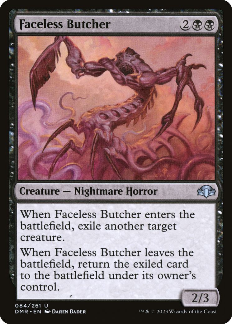 Faceless Butcher [Dominaria Remastered] 