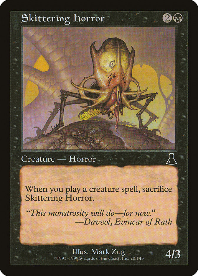 Skittering Horror [Urza's Destiny] 