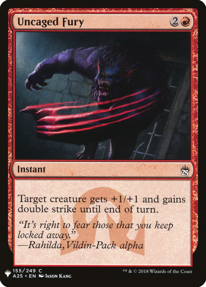 Uncaged Fury [Mystery Booster] 