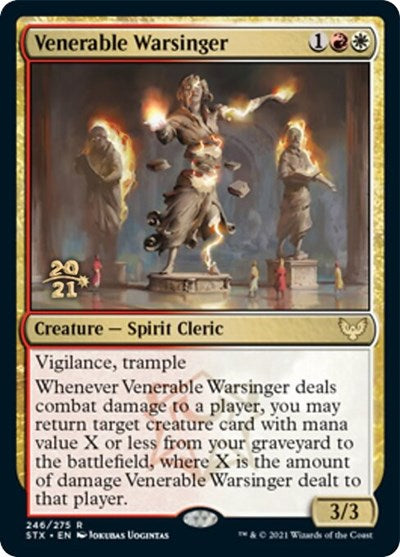 Venerable Warsinger [Strixhaven: School of Mages Prerelease Promos] 