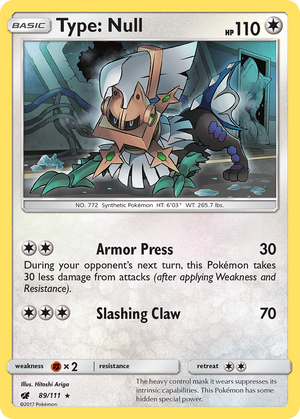Type: Null (89/111) [Sun &amp; Moon: Crimson Invasion] 