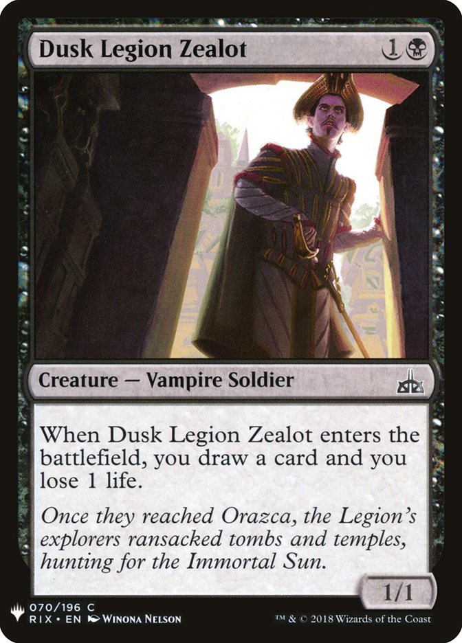 Dusk Legion Zealot [Mystery Booster] 