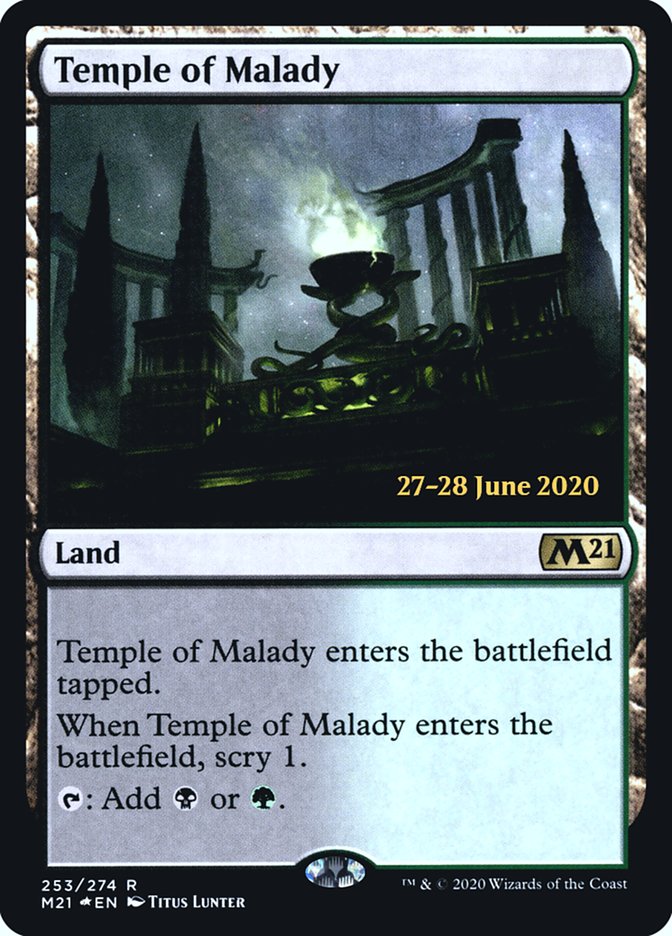 Temple of Malady [Core Set 2021 Prerelease Promos] 