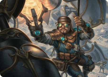 Powerstone Engineer Art Card [The Brothers' War Art Series] 