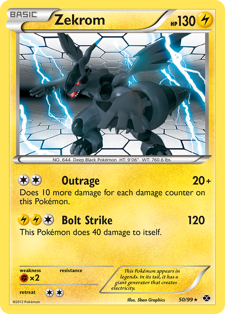 Zekrom (50/99) [Black & White: Next Destinies] 