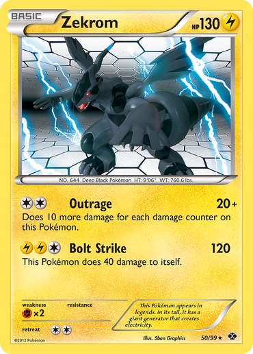 Zekrom (50/99) [Black &amp; White: Next Destinies] 