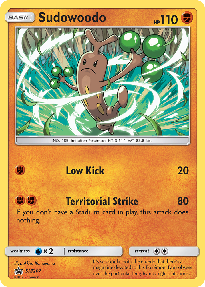 Sudowoodo (SM207) [Sun &amp; Moon: Black Star Promos] 