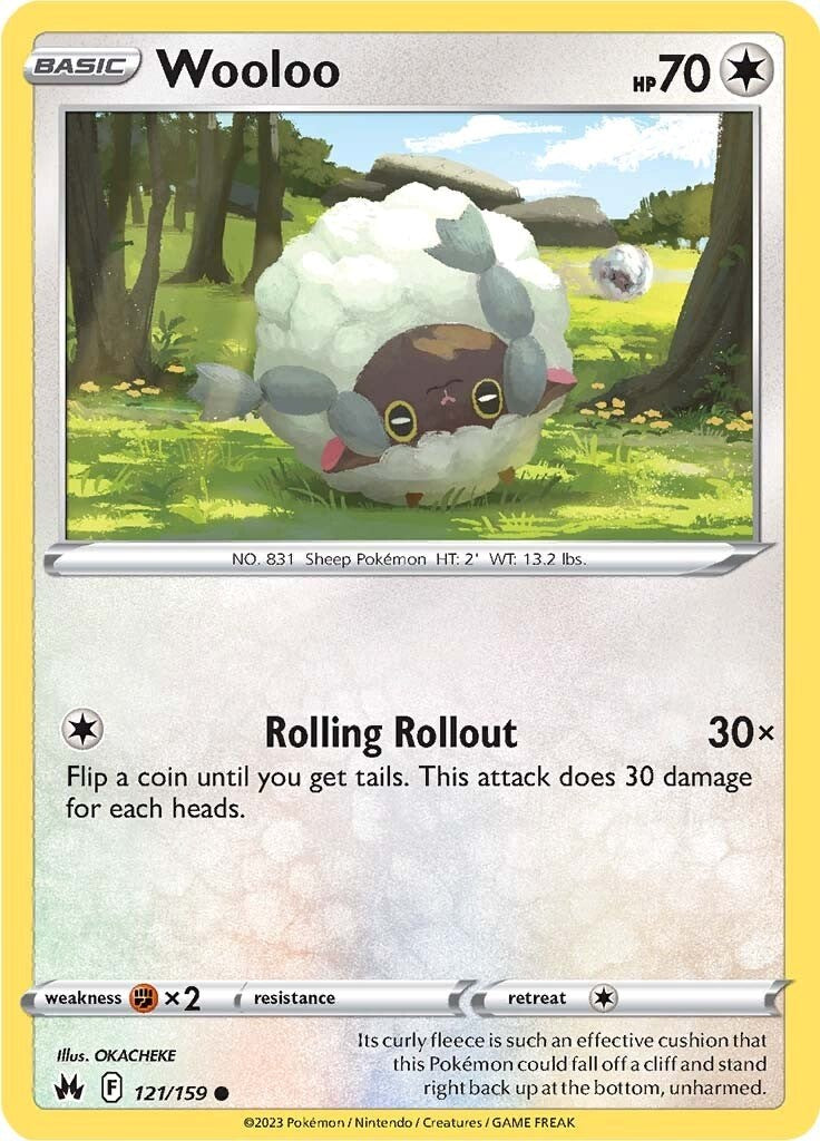 Wooloo (121/159) [Sword & Shield: Crown Zenith] 