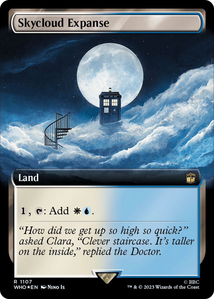 Skycloud Expanse (Extended Art) (Surge Foil) [Doctor Who] 