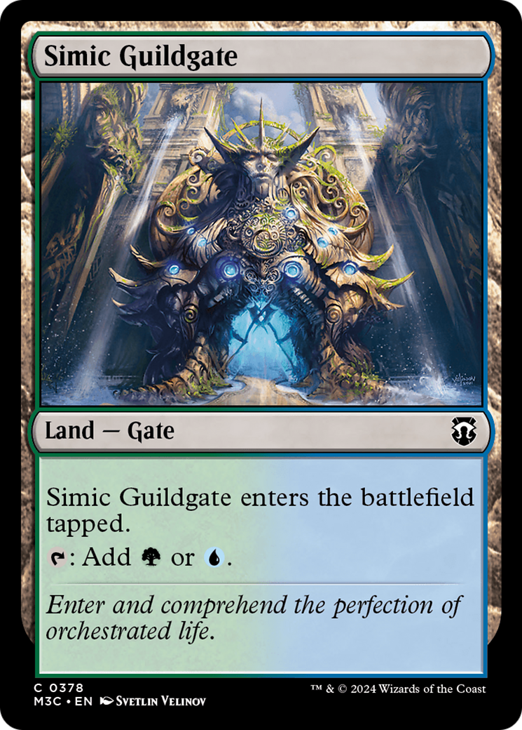 Simic Guildgate (Ripple Foil) [Modern Horizons 3 Commander] 