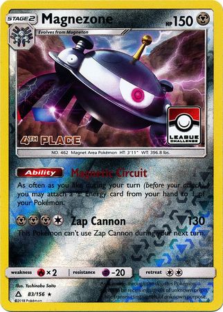 Magnezone (83/156) (League Promo 4th Place) [Sun & Moon: Ultra Prism]