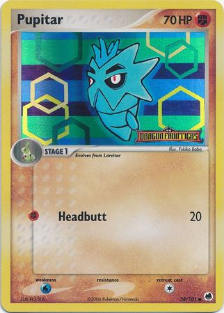 Pupitar (58/101) (Stamped) [EX: Dragon Frontiers] 