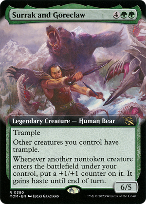Surrak and Goreclaw (Extended Art) [March of the Machine] 
