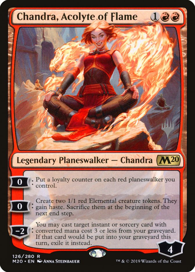 Chandra, Acolyte of Flame (Promo Pack) [Core Set 2020 Promos] 